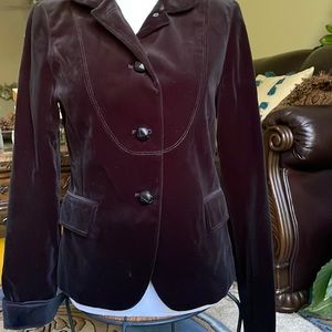 JCrew velour jacket